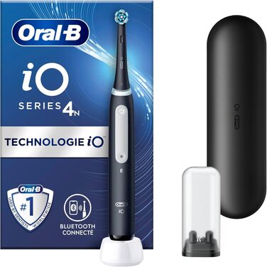 Електрична зубна щітка Oral-B iO Series 5, чорна (Matt Black) — 5 режимів чищення, з дорожнім футляром та 1 насадкою