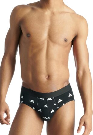 Труси чоловічі Adidas Basic Brief Sips (6 шт.) - L, Різні кольори