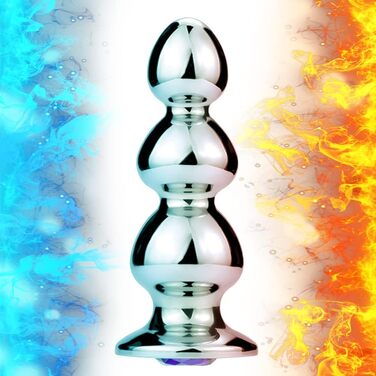 Анальний плагін з нержавіючої сталі з кулями - іграшка для дорослих, SM для жінок, пар, чоловіків