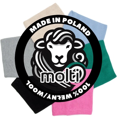 Комплект Molti: шапка та шарф-гольф, розмір 55/60, зелений