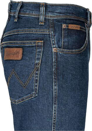 Чоловічі джинси Wrangler Texas Regular Fit Stretch, прямі денімові штани з бавовни, колір Darkstone (Темно-сірий), 34W / 32L
