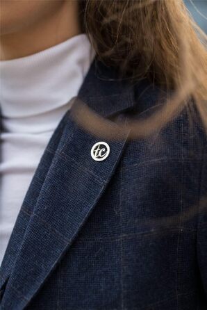 Жіночий твідовий блейзер TruClothing з вовняної суміші в клітинку «ялинка», приталений піджак у сільському стилі, темно-синій, розмір 38