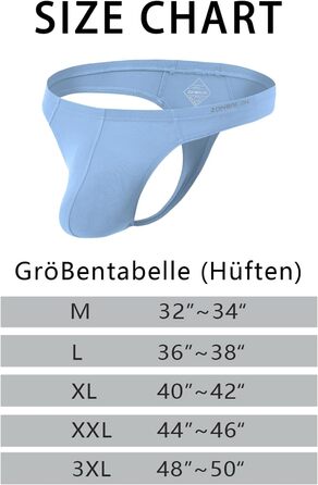 Тангіні BIATWOWR для чоловіків з еластичного матеріалу без етикетки, сексуальні та зручні (XXL, світло-блакитний)
