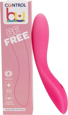 Вібратор Control Bu Rabbit з ефектом штовхання та гнучким вібраційним важелем - Be Playful (BU BE FREE)