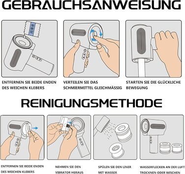 Масажер для чоловіків з телескопічною головкою, 5-позиційний, 7-вібраційний, інноваційний подвійний дизайн
