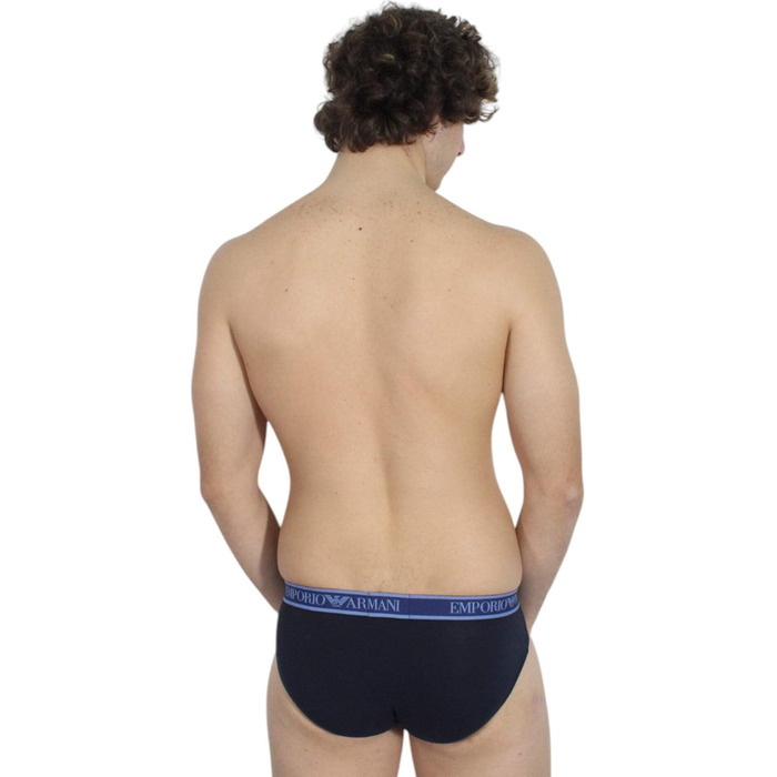 Труси чоловічі Emporio Armani (3 шт.) (L, Морський/Блакитний/Індиго)