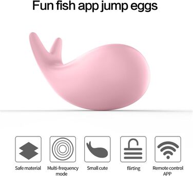 Вібратор з дистанційним керуванням та додатком, 10 режимів вібрації, для жінок, портативний, для стимуляції G-точки, для пар, рожевий