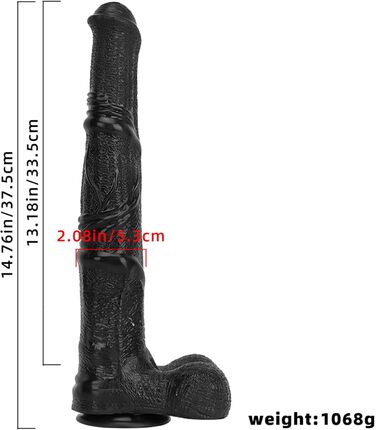 Прямий анальний плагін Hrekssi XXL з присоскою - реалістична імітація коня, для BDSM, SM, мастурбації (для чоловіків та жінок)