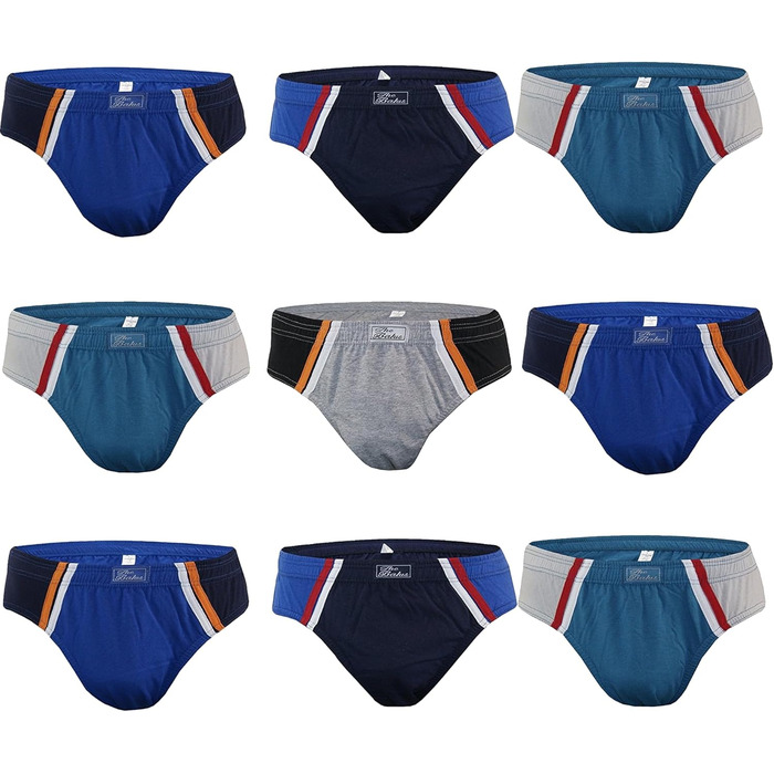 Чоловічі труси BestSae247 з тонкого джерсі, 100% бавовна, набір 3/6/12 шт. (XL, 9 шт.)