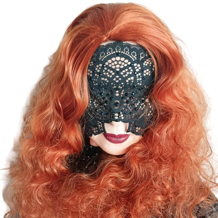 Ручна мереживна маска на обличчя з стразами для жінок, чорна маска для маскараду, балу, карнавалу, весілля, бурлеску, косплею, Марді Гра