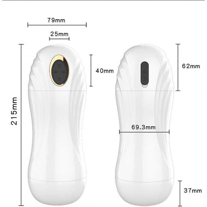 Електричний мастурбатор з телескопічною функцією та 3D-вагінальним дизайном для чоловіків. Стимулятор пеніса, тренажер, секс-іграшка.