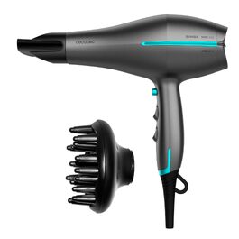 Фен для волосся Cecotec IoniCare 5300 Maxi Aura Black, 2200 Вт, з AC-мотором та іонізацією, 3 температурні режими