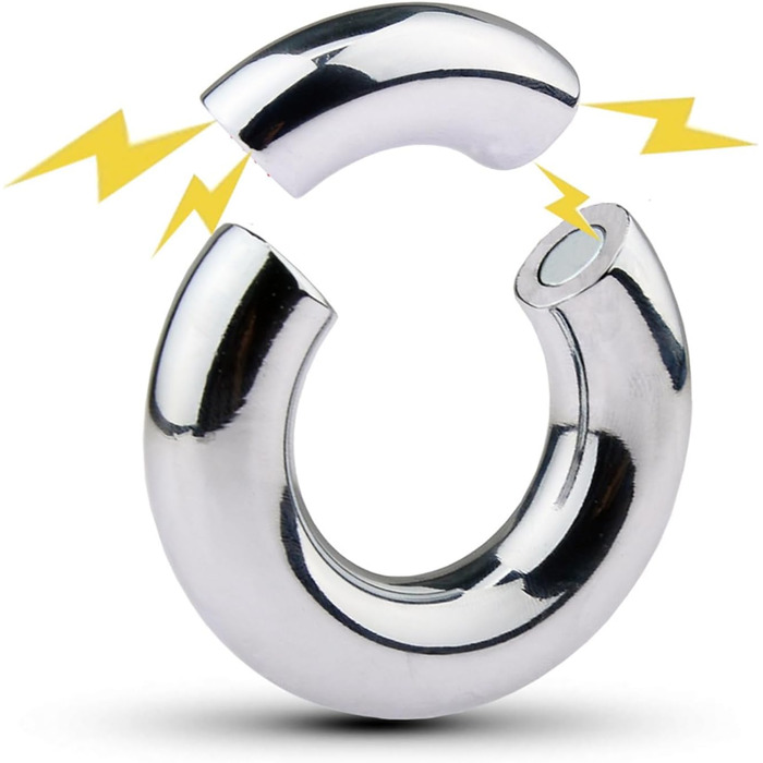 Набір з 3 шт. магнітних кілець для статевих органів з нержавіючої сталі (5 розмірів)