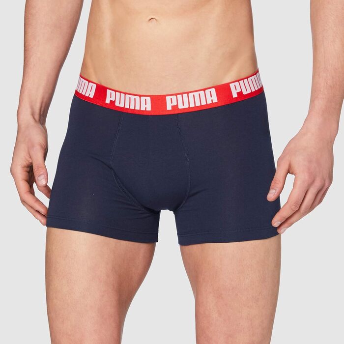 Боксер чоловічий PUMA Basic (5 шт. в упаковці), XL, багато кольорів (синій/червоний/чорний)