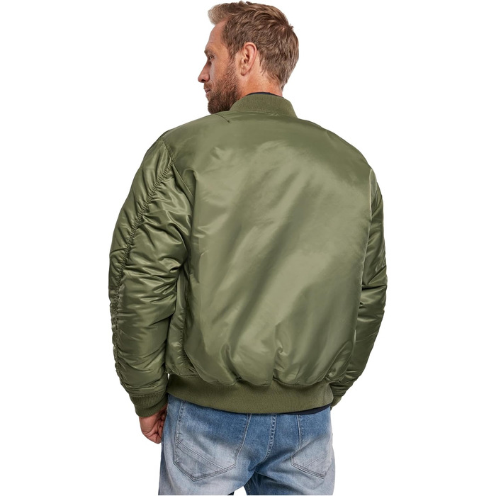 Чоловіча куртка-бомбер Brandit MA-1 Fliegerjacke, колір Olive 1, розмір XL