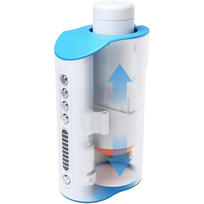 Автомасажер для чоловіків Autoblow Ai Ultra EU, білий, універсальний розмір