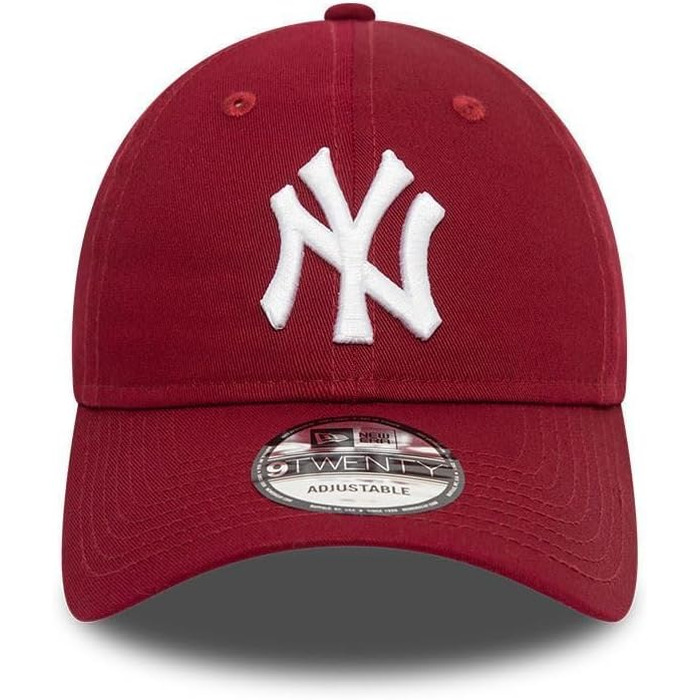 Кепка New Era MLB League Essential 9Twenty New York Yankees — регульована бейсболка, червона, один розмір