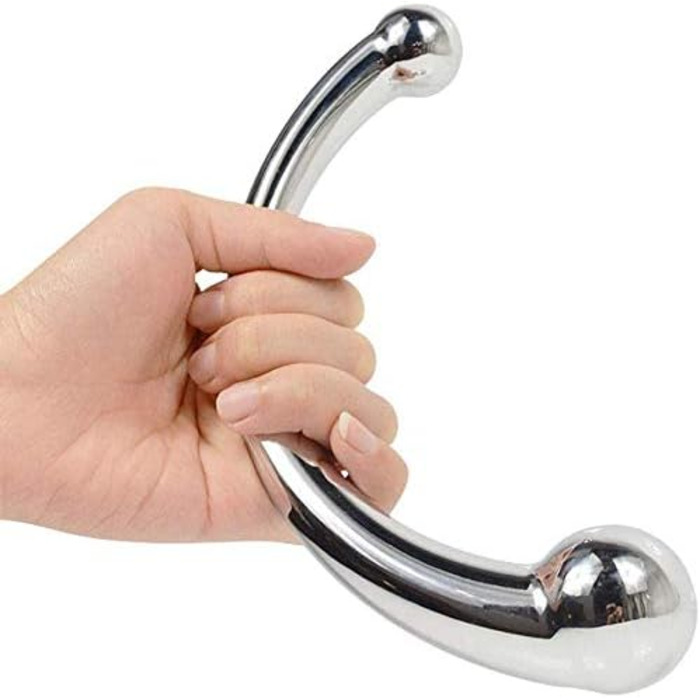 Металевий дилдо-анальний плуг Wand з нержавіючої сталі, масажер G-точки та P-точки, секс-іграшка