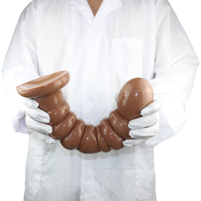 Анальний масажер Yasexx Giant з чашами на присосках для чоловіків та жінок (L)