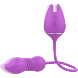 Вібраційний Яйцевібратор - Інтимна іграшка для жінок, телескопічний дизайн