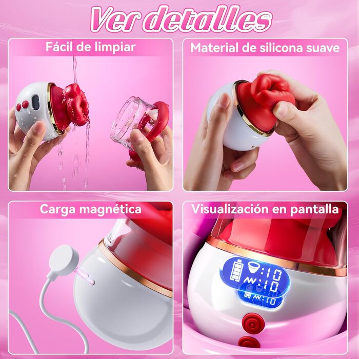 Вібратор для жінок 5-в-1 з LCD-дисплеєм, 10 режимів, вібратор клітора, G-точка, сосків, ануса. Іграшки для дорослих для пар