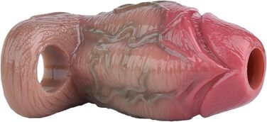 Реалістичний секс-іграшка для чоловіків: рукав-чохаль для пеніса з кільцем, збільшувач, затримка еякуляції, ерекція (801)