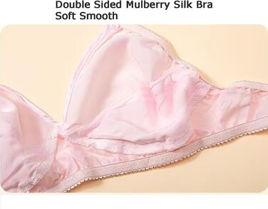 2 шт. Шовкові бра Seiden-BHS Ultradünne для жінок, без кісточок, м'які та зручні для повсякденного носіння, 2025 (18,34/75) 34 18