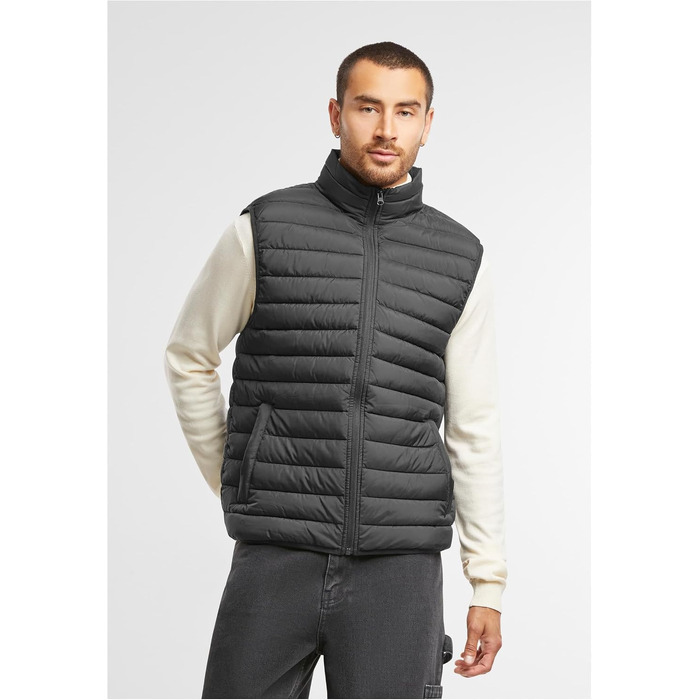 Легкий базовий жилет Urban Classics Basic Light Weight Vest, чорний, розмір L