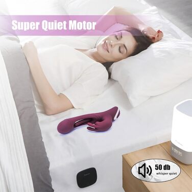 JFRong 3-в-1 Вібратор Кролик: Dildo, Вібратор для жінок, G-точка, Анальний вібратор, 10 режимів, Водостійкий, Червоний