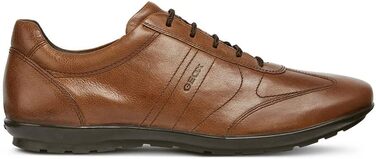Чоловічі шкіряні кросівки Geox U Symbol, коричневі, розмір 46 EU