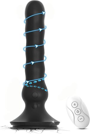 Вібратор для ануса для чоловіків: стимуляція простати, 10 режимів, з присоскою | Qhysin