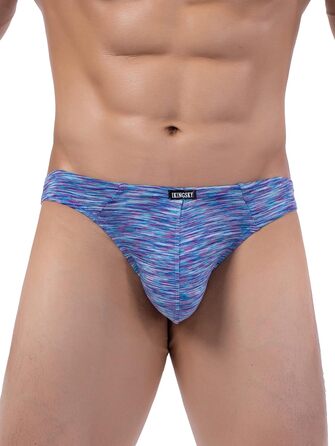 Танга чоловічі iKingsky, 6 шт. в упаковці, низька талія, швидковисихаючі, яскраві кольори