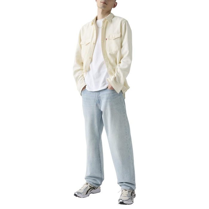 Чоловічі джинси Levi's 568 Loose Straight світло-блакитні Baby Blue Essentials, 34W/34L