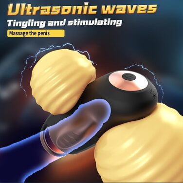 Електричний мастурбатор для чоловіків з пультом керування: 9 режимів, вібрація, стимуляція головки, іграшки для дорослих