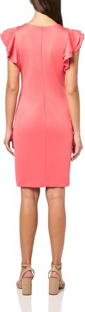 Сукня Tommy Hilfiger жіноча з короткими рукавами-воланами, Sherbet (38)