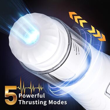 Автоматичний електричний масажер для чоловіків з 4 телескопічними режимами