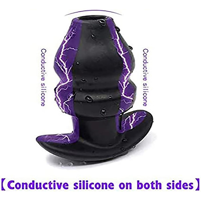 Вібруючий анальний плагін з електричним шоком, кільце для статевого члена та кільце для головки, анальний розширювач, вібруючий статевий іграшок для чоловіків