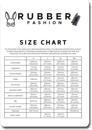 Комбінезон чоловічий Rubberfashion з лакованої шкіри PVC, чорний, XXL