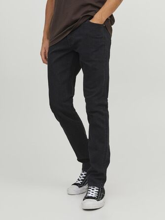 Чоловічі джинси Jack & Jones JJIGLENN JJOriginal SQ 356 NOOS чорні, стиль Streetwear, розмір 34W/32L