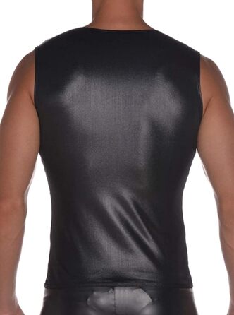 Чоловіча футболка з латексу (подібна) з сітчастими вставками, розмір XL