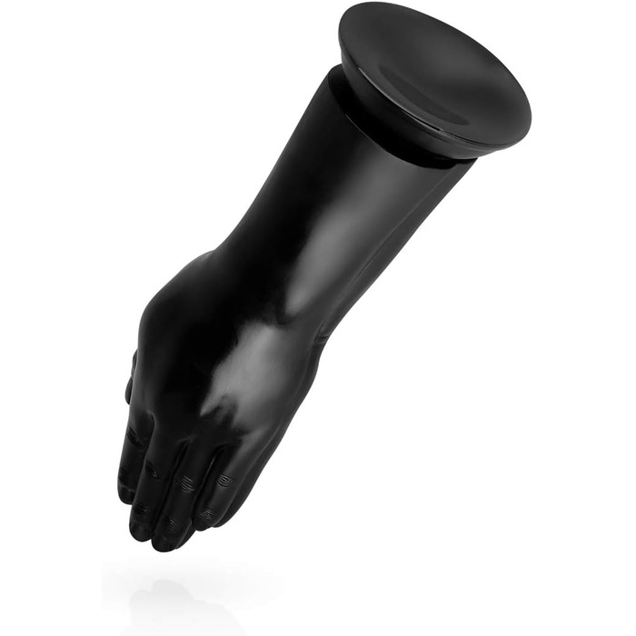 Анальний секс-іграшка BUTTR Double Trouble Fisting Dildo, Чорний, XXL, для досвідчених користувачів