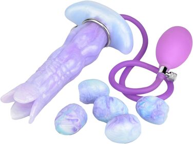 Анальний плагін з силікону LZMYZ з 5 кульками, надувний, для анального сексу, з отворами, для чоловіків та жінок