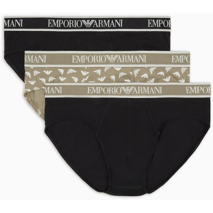 Труси чоловічі Emporio Armani (3 шт. в упаковці) (XXL, чорний)