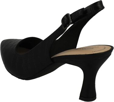 Жіночі туфлі Clarks Kataleyna Step чорного кольору з текстурою під крокодила, розмір 39.5 EU