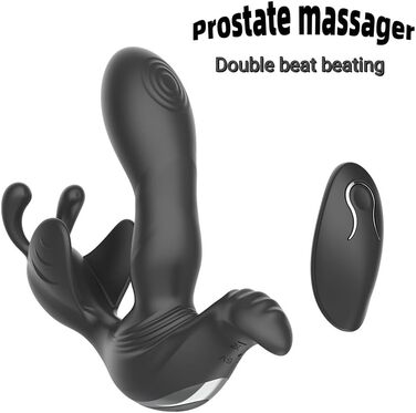 Вібратор для чоловіків PINTLE з 7 режимами вібрації, анальний плагін, вібратор для анусу з функцією імпульсу, секс-іграшки для чоловіків, парні секс-іграшки, бутплъг