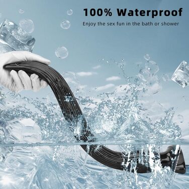 Анальний секс-іграшка з сильним присоском (Large) - великий, гнучкий, з ПВХ