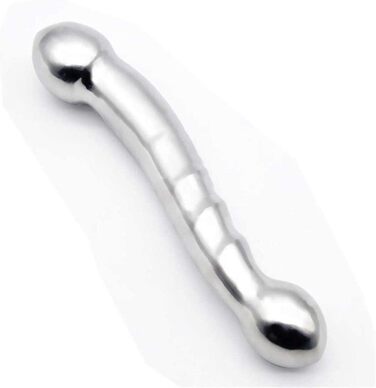 Анальний стимулятор з нержавіючої сталі, подвійний дилдо для ануса, стимулятор простати, дорослі іграшки для чоловіків та жінок