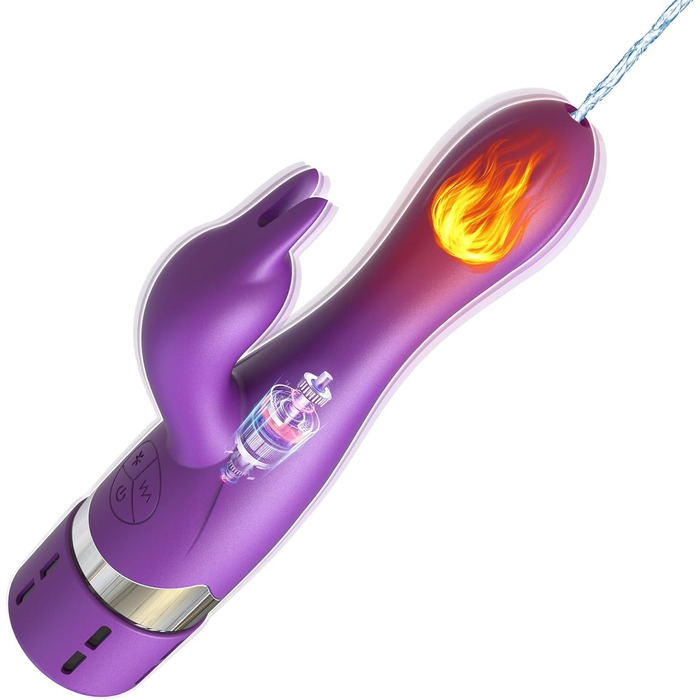 Вібратор SOVO для жінок з нагрівом, стимуляцією клітора та G-точкою, 4 в 1, секс-іграшка преміум-класу