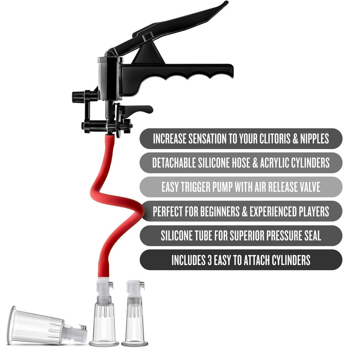 Набір для стимуляції клітора та вагіни: вакуумний насос, стимулятор сосків, екстремальна іграшка для жінок