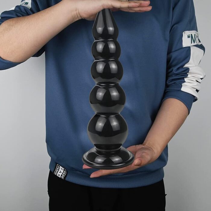 Анальні кулі Riesen з присосками та анальним плагіном, набір з 5 шт. для масажу простати та стимуляції G-точки